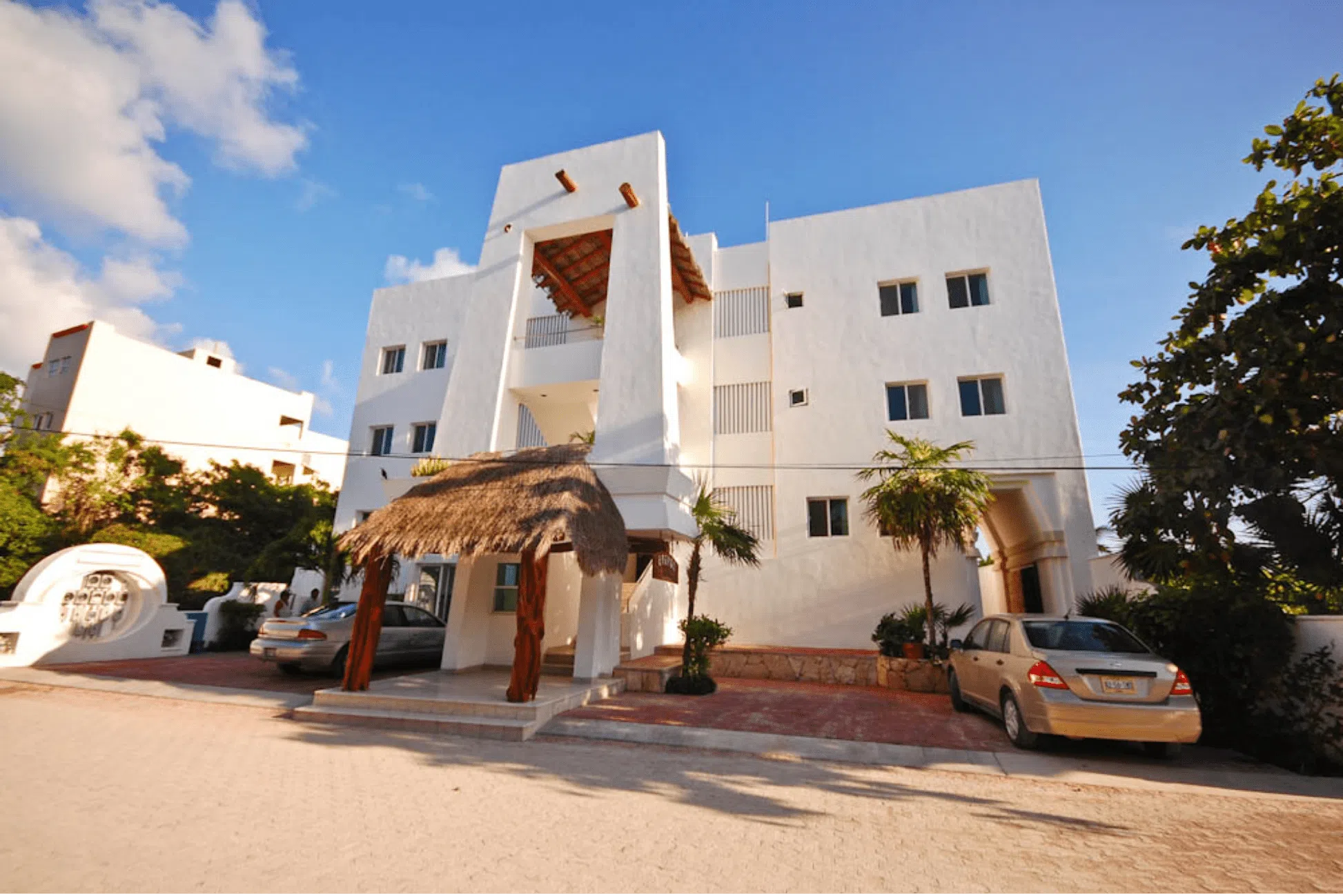 Arquitectura junto a la playa